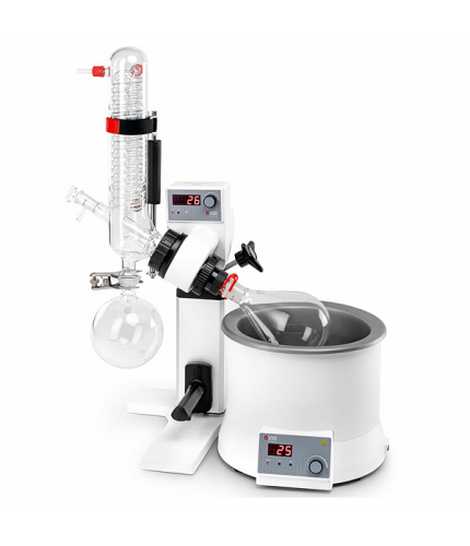 DLAB RE100-S Rotary Evaporatör Vertikal 20.... 200 rpm / 180 °C Manuel Lift